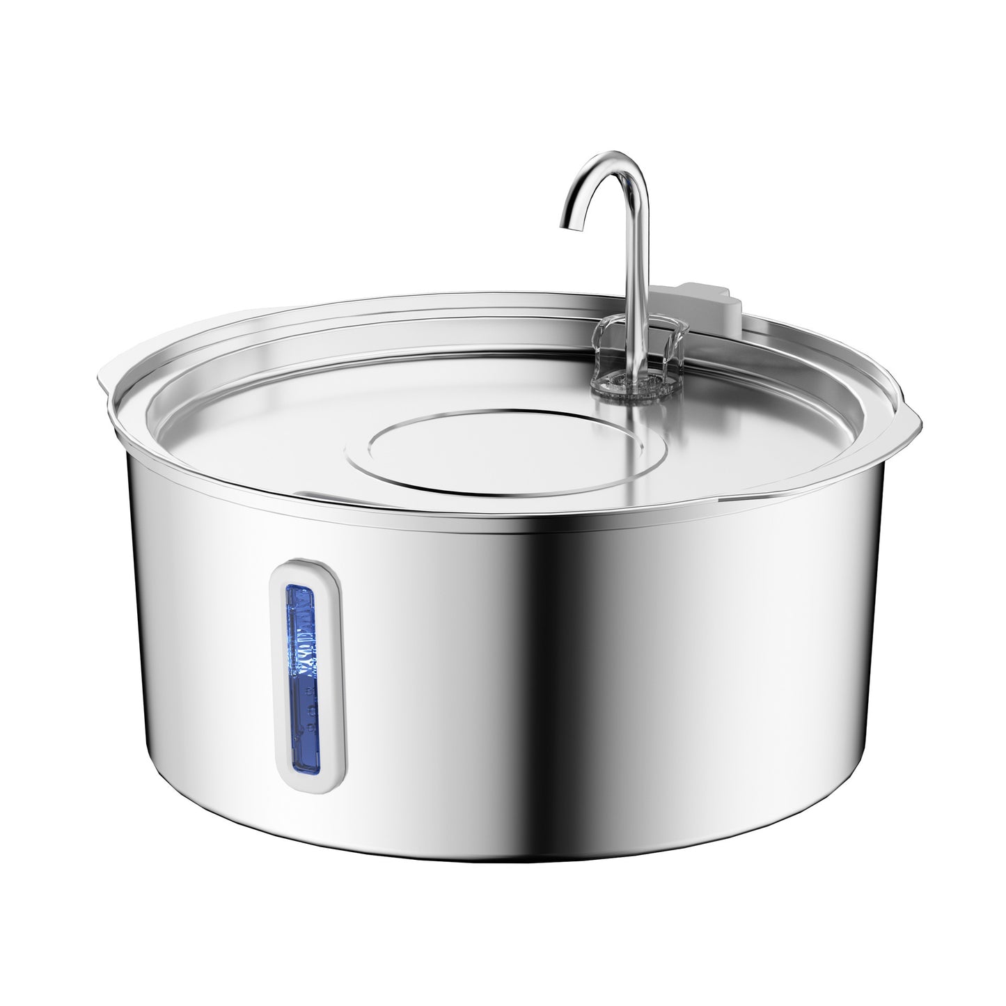 7L Floating Pet Water Bowl – Stainless Steel, Spill-Proof, Anti-Wet Mouth Design for Cats & Dogs