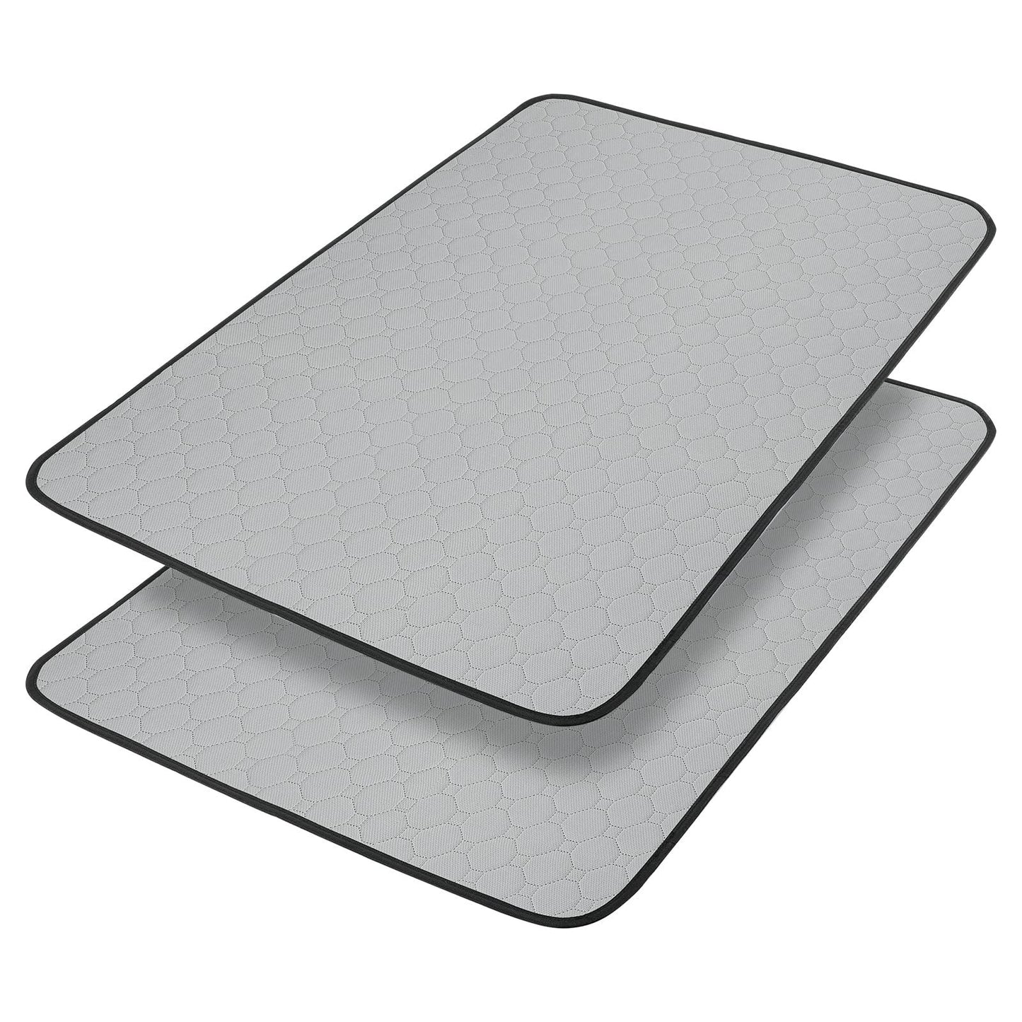 Washable Dog Pee Pads – Waterproof, Reusable, Non-Slip Pet Training Mats for Dogs & Cats, 34.5" x 23", 2-Pack, Machine Washable