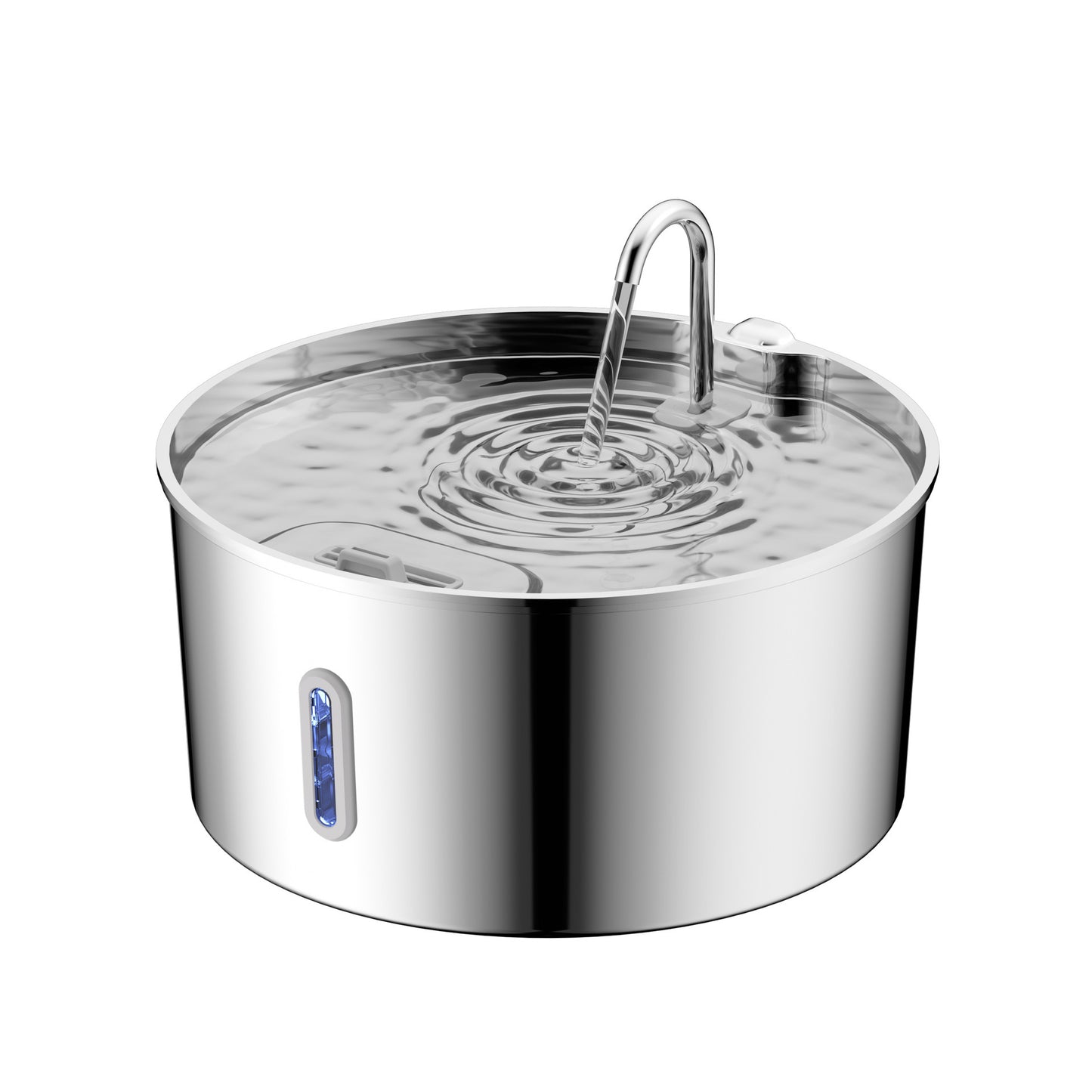 7L Floating Pet Water Bowl – Stainless Steel, Spill-Proof, Anti-Wet Mouth Design for Cats & Dogs